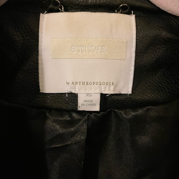 COPY - Anthropologie Embroidered Leather Jacket - Picture 3 of 4